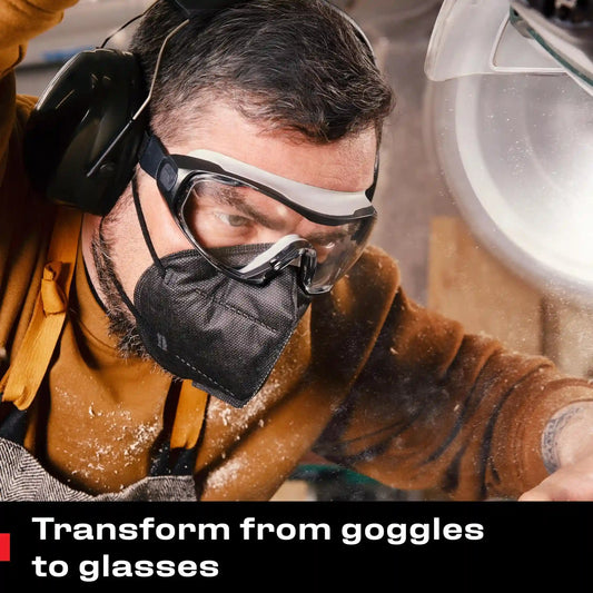 Hybrid Pro Interchangeable Safety Goggles