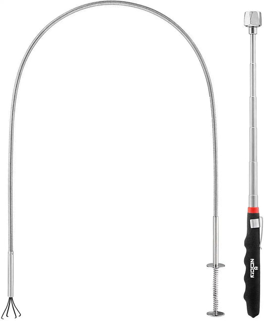 RetrieveDuo Flexible Claw Grabber and Extendable Telescoping Magnet