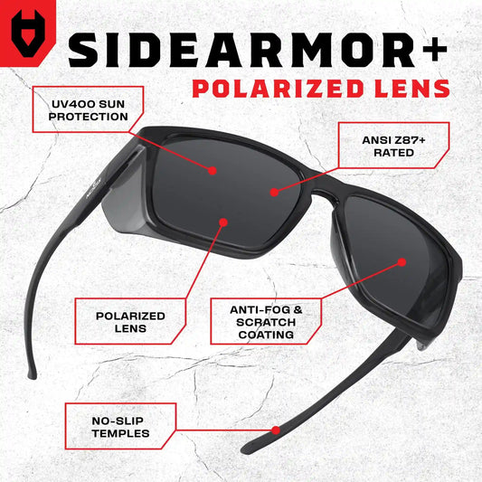 SideArmor Polarized Safety Sunglasses