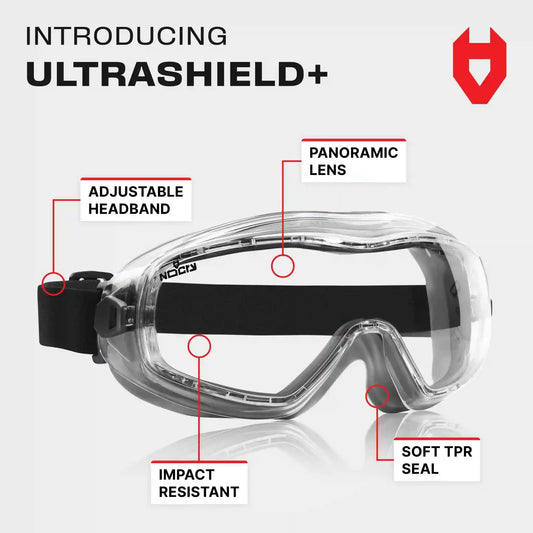 UltraShield+ Anti-Fog Safety Goggles
