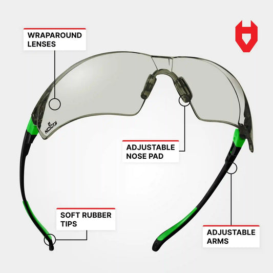 EyeArmor+ Anti-Fog In-Out Safety Glasses