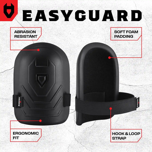 EasyGuard Black Ultra Lightweight Knee Pads