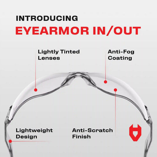 EyeArmor Lightweight In-Out Safety Glasses