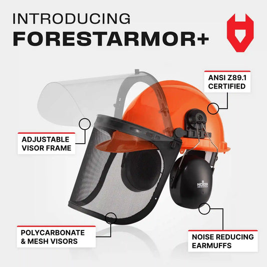 ForestArmor+ Lightweight Forestry Safety Helmet