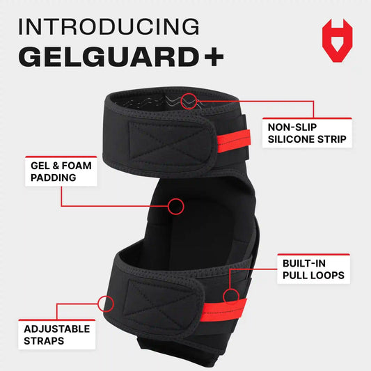GelGuard+ Anti-Slip Thigh Strap Knee Pads