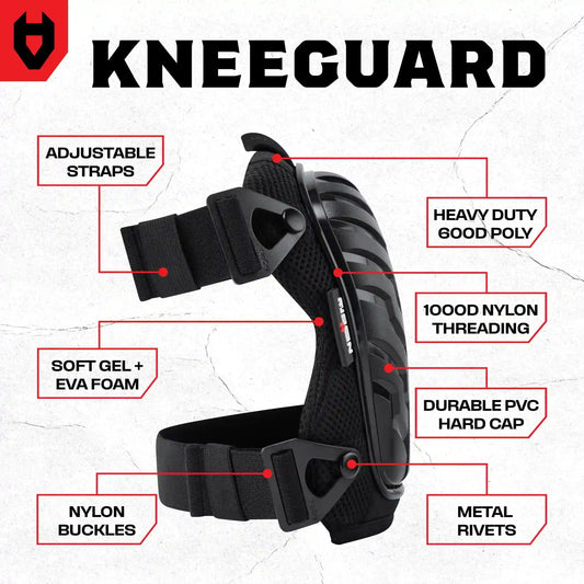 KneeGuard Hard Cap Gel Knee Pads